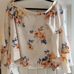 Floral H&M off the shoulder